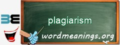 WordMeaning blackboard for plagiarism